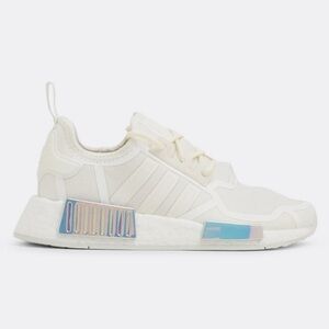 NWT: Adidas NMD R1 J Crystal White Iridescent Blue GV7351